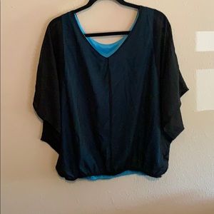 NWT Two toned kimono top